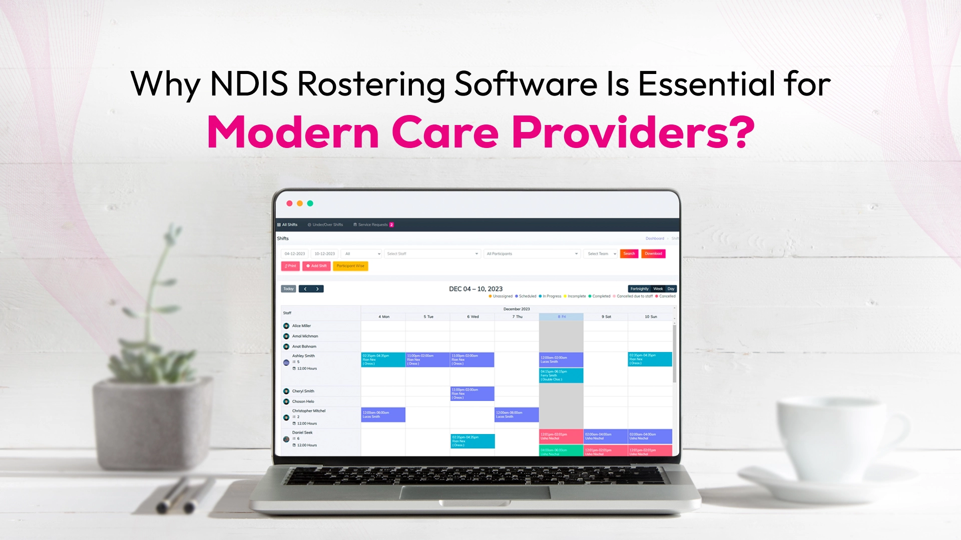 NDIS Rostering Software